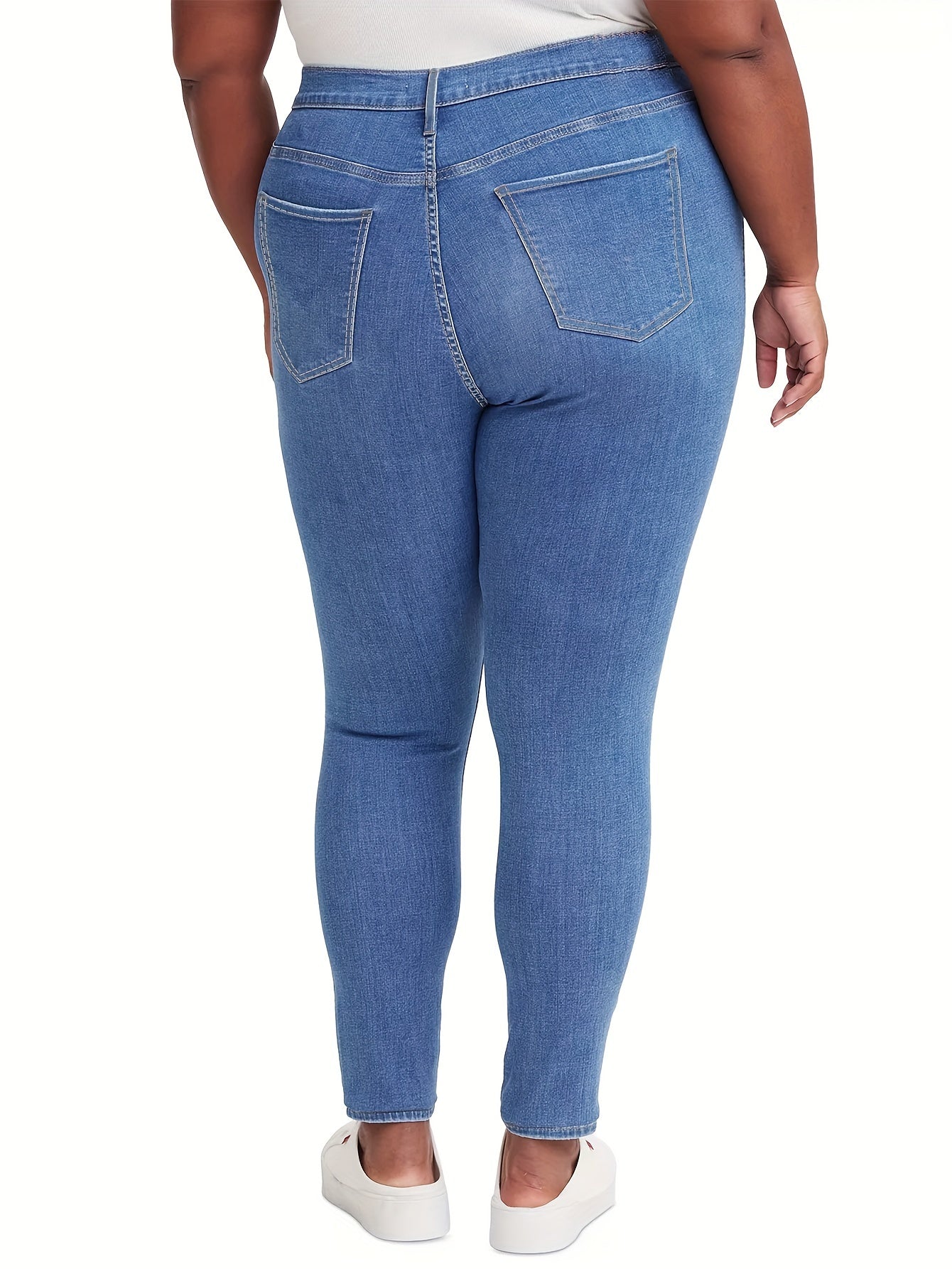 High Rise Stretch Slim Fit Jeans