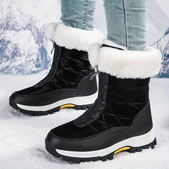 Women's Non-slip Snow Boots Thick Bottom Warm High Top Shoes