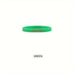 3pcs Inspirational Rubber Silicone Bracelet