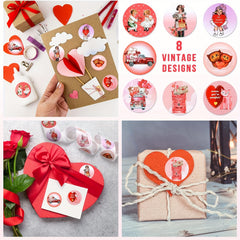 500pcs Love Stickers Crafts Confession Stickers Classroom Decorative Stickers