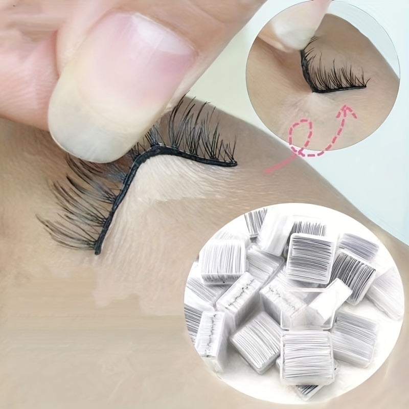 40pcs Self Adhesive Lash Glue Strips For False Eyelashes Waterproof Reusable