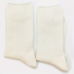 Solid Mid Tube Socks Women's Stockings