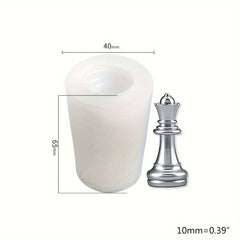 Chess Game Epoxy Resin Mold International Chess Piece Pendant Silicone Mould