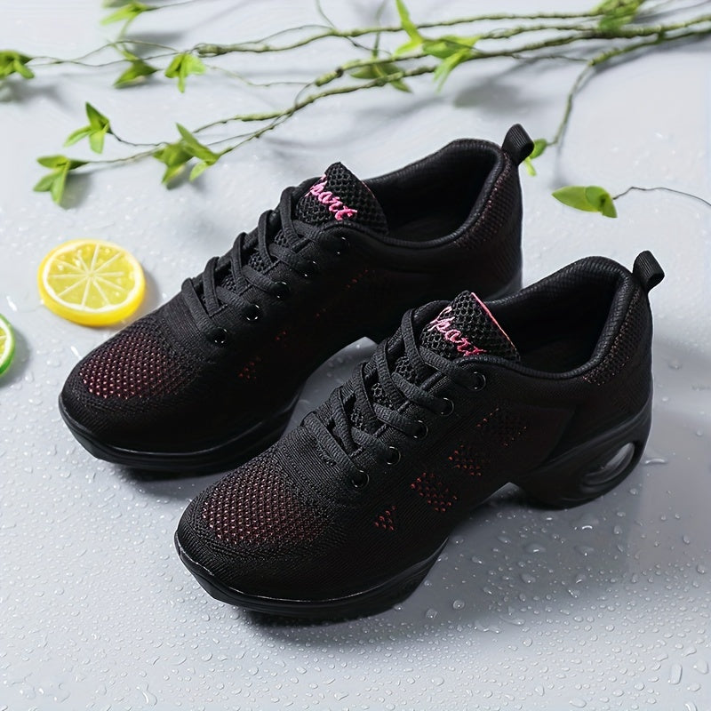 Breathable Mesh Women's Heightened Dance Shoes