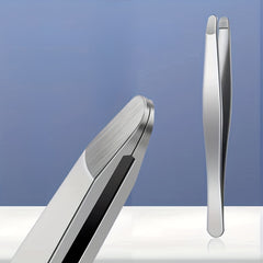 Stainless Steel Round Tweezers for Eyebrows and Eyelashes