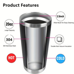 Dad Birthday & Christmas Gift 20oz Stainless Steel Coffee Cup