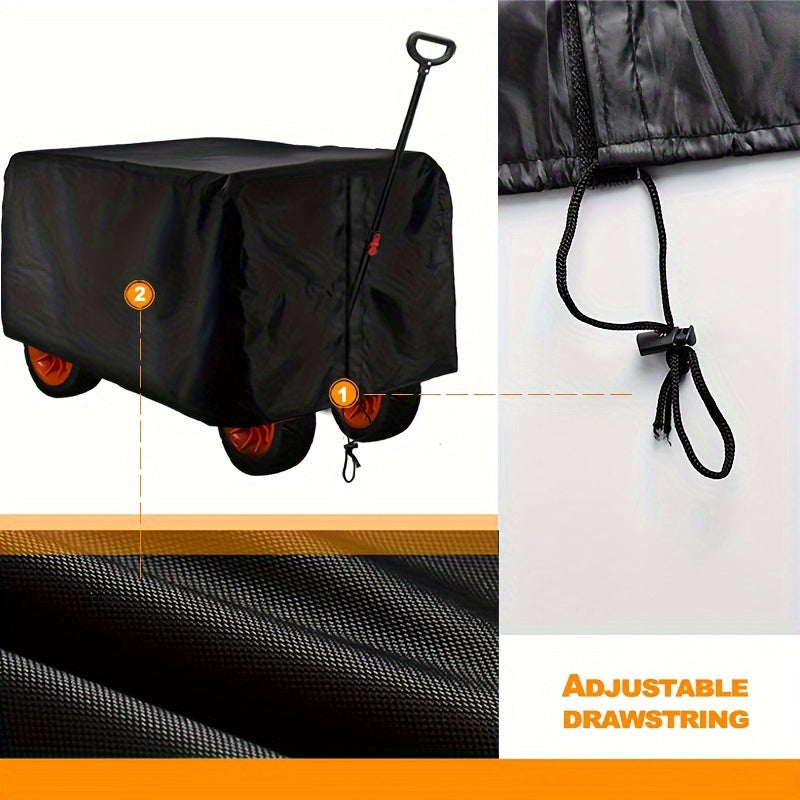 Folding Wagon Cart Cover Outdoor Waterproof Dustproof UV Resistant Camping