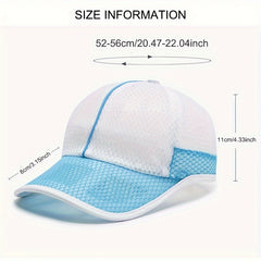 Children's Baseball Cap Breathable Mesh Sun Hat Outdoor Sports Hat