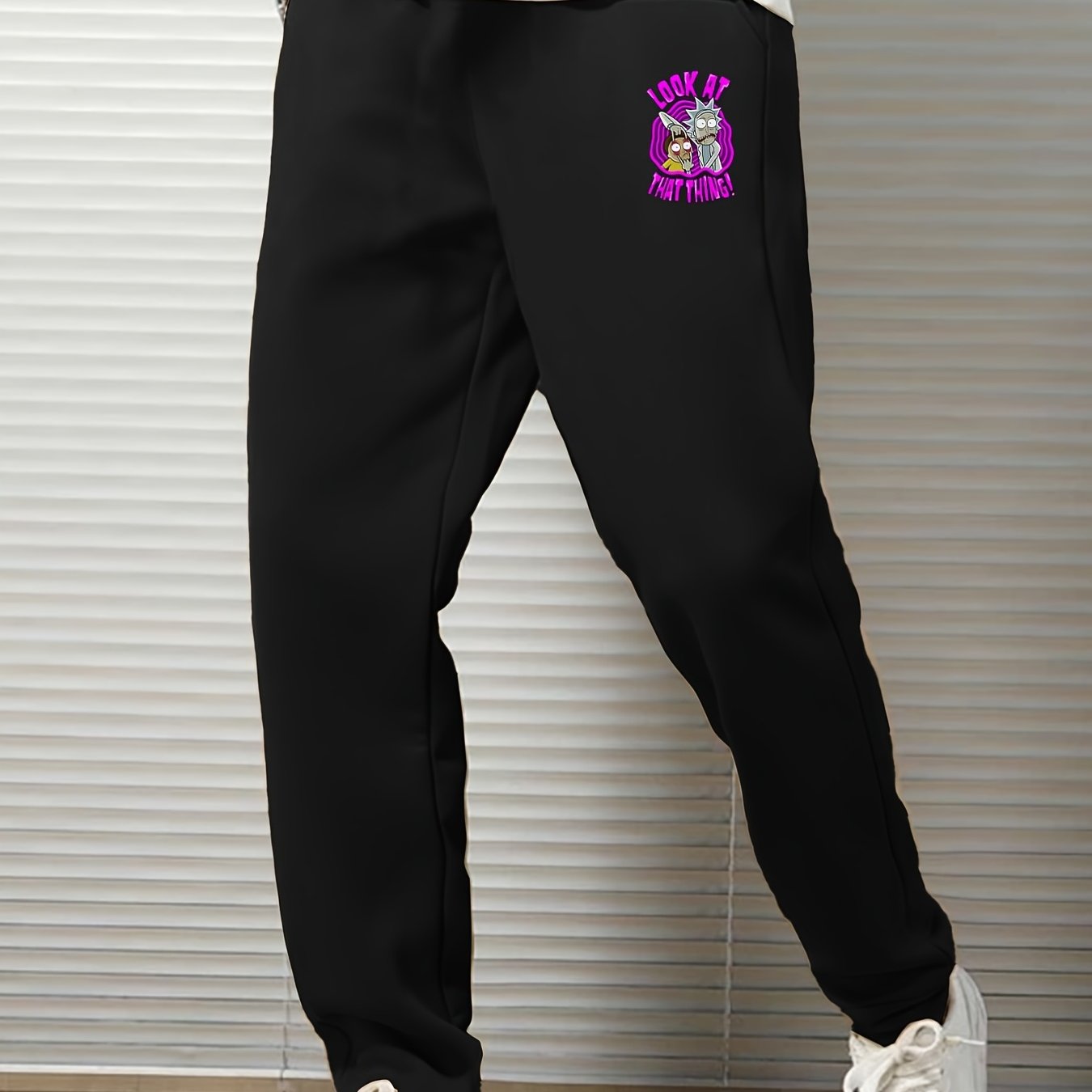 Men s Jogger Pants Cartoon Graphic Print Loose Casual Sweatpants