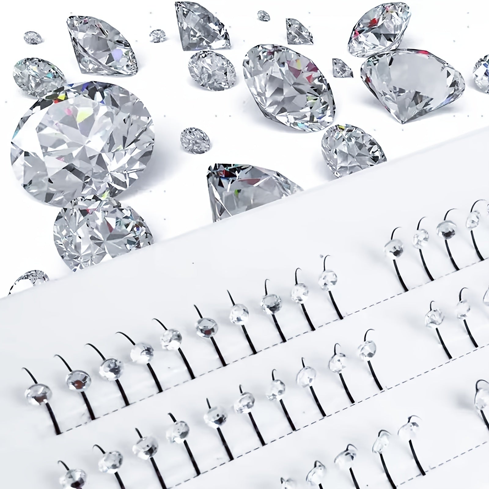 Diamond Eyelash Extensions Glitter False Lashes