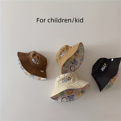 Kids Embroidery Sunshade Hat for Boys & Girls