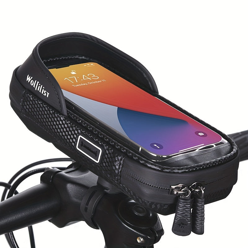 Waterproof Adjustable Bike Bag Handlebar with Sunshade