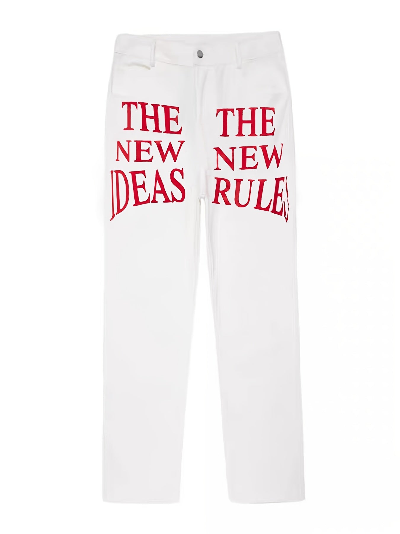 Wide Leg Jeans Men s Casual Street Style Baggy Jeans With Pockets