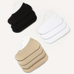 10pairs Girls Ultra Thin Nylon Blend Boat Socks