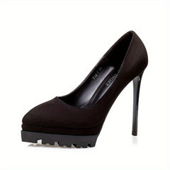 Women's Platform Slip-On Stiletto Heel Shoes
