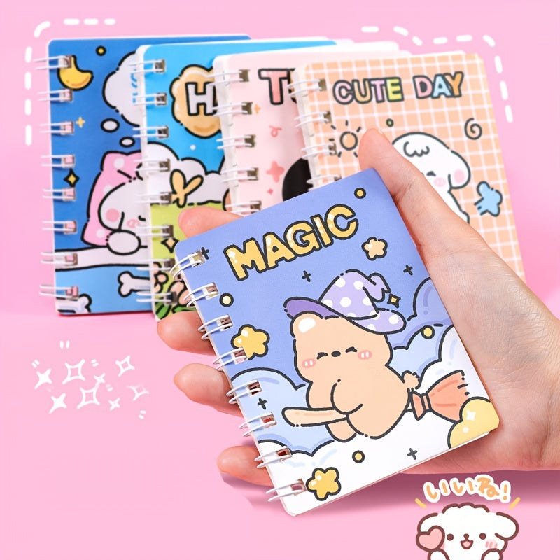 Cartoon Animal Spiral Notebook for Students Office Take Notes