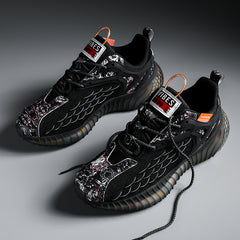 Men's Breathable Mesh Running Shoes Casual Walking Sneakers Comfortable