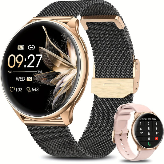 Women's Health Smartwatch IP67 Waterproof 19 Sports Music 5.3 Calling