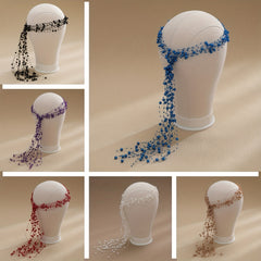 Beaded Bridal Head Piece Layer Headband Head Jewelry Decoration