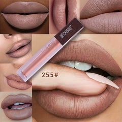 Coffee Nude Matte Velvet Lipstick Set of 5 Dark Light Coffee Lip Glaze