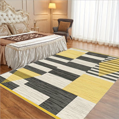 Geometric Line Patterned Carpet for Living Room, Dining Room & Office