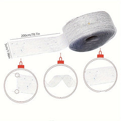 2m Lace Christmas Ribbon Decorations