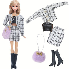 5pcs Doll Clothes Accessories Set for 11 8 Inch Girl Doll 1 6 Dollhouse Toy