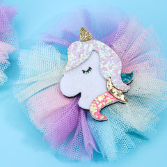 2pcs Unicorn Hair Clips - Perfect Holiday Gift for Girls