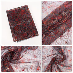 Halloween Tulle Spider Web Bat Skull Mesh DIY Skirt Sewing Craft