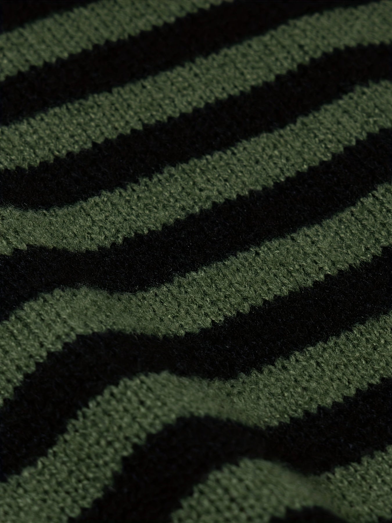 Striped Sweater Men's Casual Warm Pullover