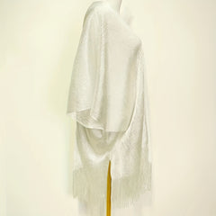 Glitter Fringe Trim Scarf Shawl Wrap Head Wrap Gift For Mom