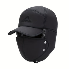Thickened Velvet Trapper Hat for Men and Women - Windproof Winter Ski Hat
