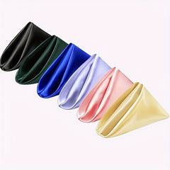 6pcs Polyester Napkin Solid Style Small Napkins For Dining Table Decor