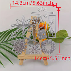 Christmas Metal Cutting Dies And Stamps Set for DIY Scrapbooking