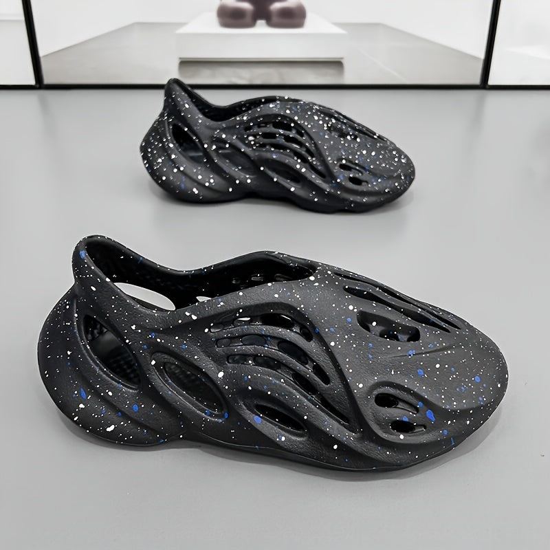Men's Cut Out Slip On Clogs Casual Outdoor Walking Shoes