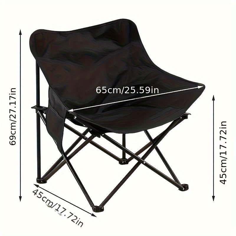 Portable Widened Moon Chair Camping Folding Chair
