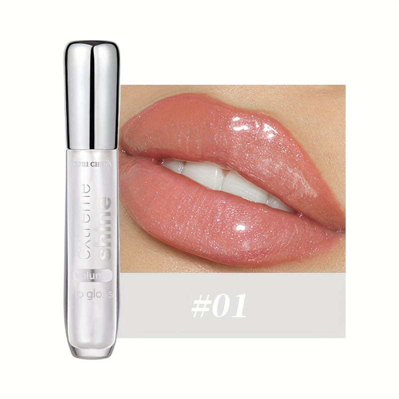 6 Colors Pearlescent Lip Honey Glaze Dewy Plumping Lip Glass