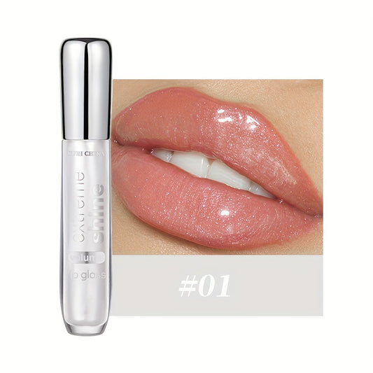 6 Colors Pearlescent Lip Honey Glaze Dewy Plumping Lip Glass