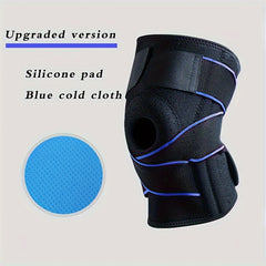 Meniscus Knee Pads with Silicone & Double Spring Strap