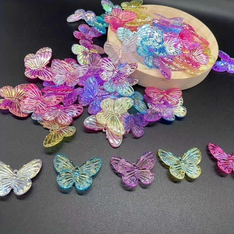 30pcs Butterfly DIY Bead Necklace Bracelet Making Set Girls Toys