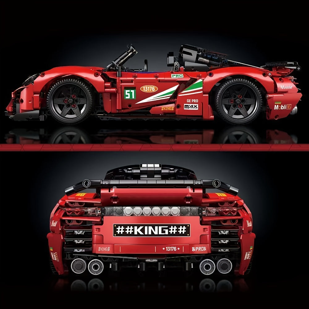Remote Control Building Blocks Sports Car Toy
