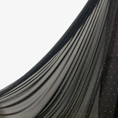 Poly Mesh Stone Lace Fabric Clothing Wedding Party Decoration