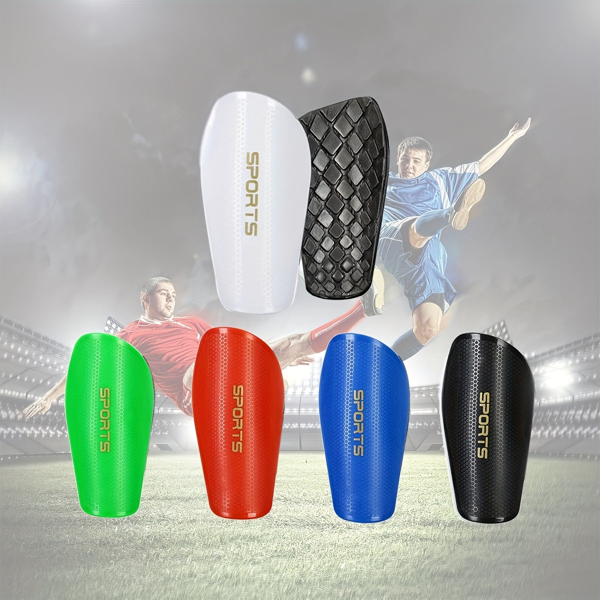 Adult Soccer Leg Pads Knee Shin Guards Protective Gear for Football Basketball