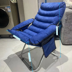 1pc Recliner Lunch Chair Lazy Sofa Dormitory Chair