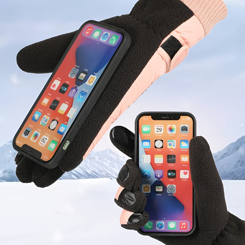 Waterproof Skiing Gloves Touch Screen Thickened Sports Gloves
