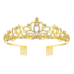 Girls Dressy Princess Crown Head Hoop For Birthday
