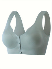 Front Buckle Wireless Bra Push Up Seamless Bra