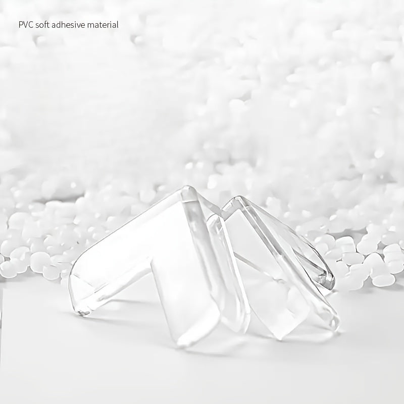 2pcs Transparent Soft Corner Safety Cover for Furniture Protection