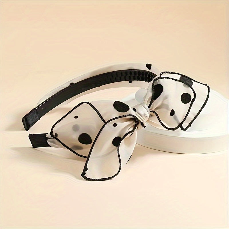 Temperament Knotted Plastic Headband Wide Edge Hair Band