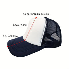 Breathable Adjustable Sponge Sun Baseball Cap For Travel